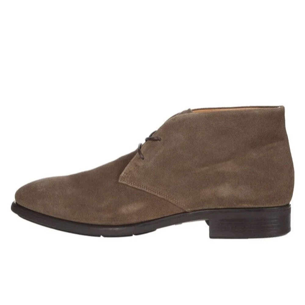 New ECCO Citytray Chukka Boot Dark Clay Men’s Shoes 45 Us 11 11.5 Suede Leather